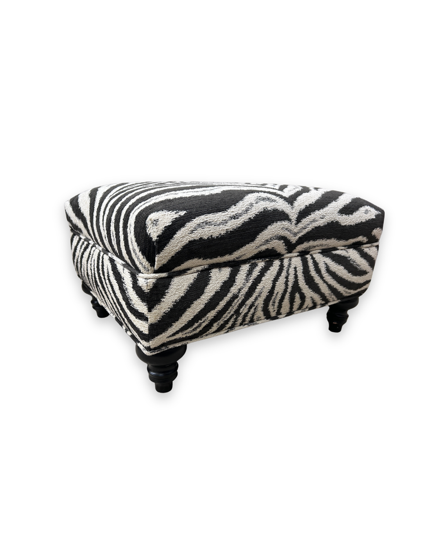 Zebra Ottoman