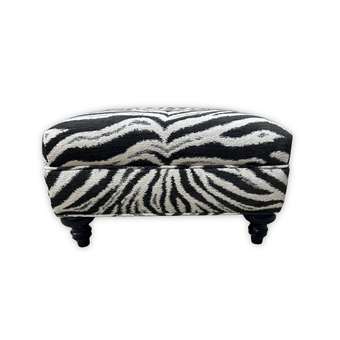 Zebra Ottoman