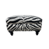 Zebra Ottoman