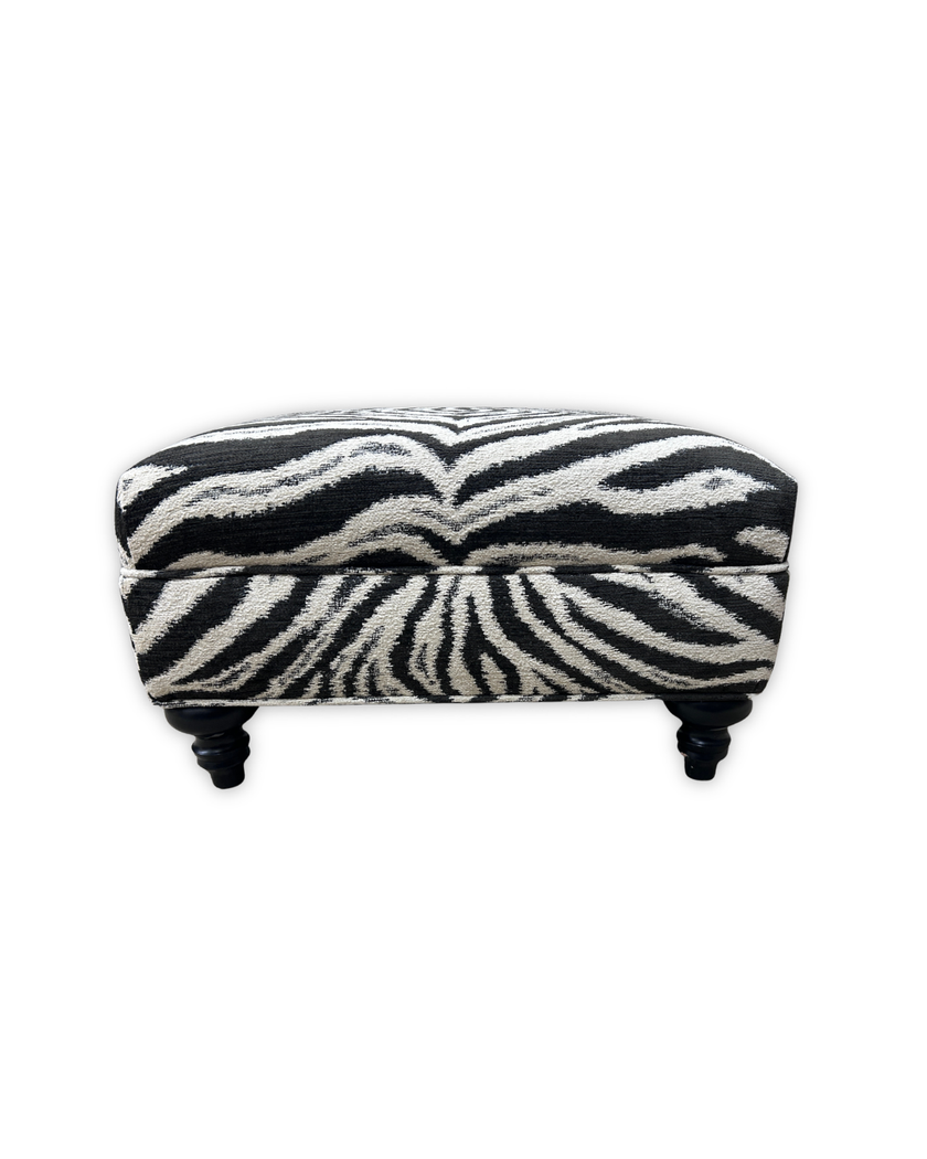 Zebra Ottoman