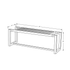 Aldeano Wooden Bench