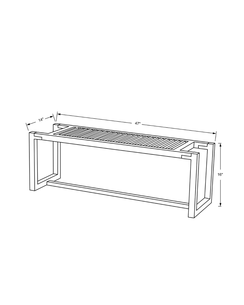 Aldeano Wooden Bench