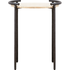 Ojai Marble & Iron End Table