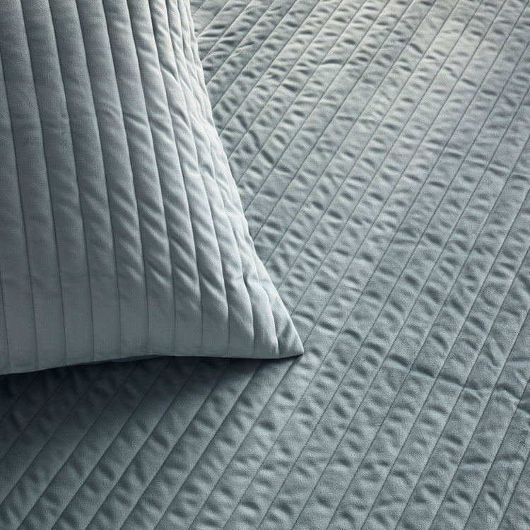 Channel Velvet Coverlet Set