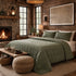Cotton Canvas Coverlet Set