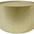 Rache Modern Round Accent Table With Hammered Iron, Gold