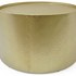 Rache Modern Round Accent Table With Hammered Iron, Gold