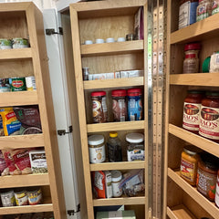 Custom cabinet & pantry organization system example