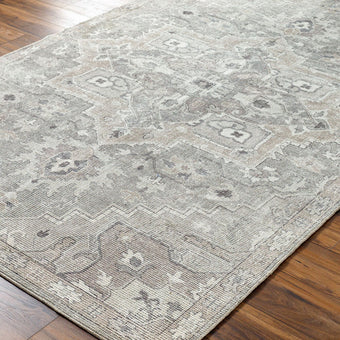 Elle Machine Woven Rug Sage