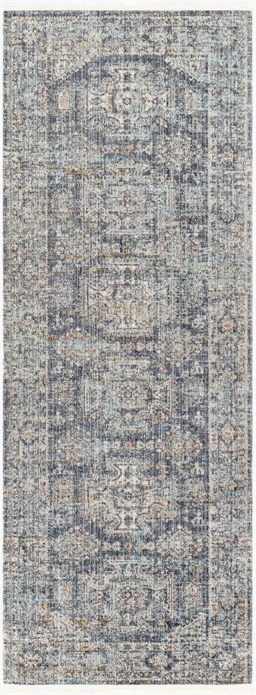 Margaret Machine Woven Rug Blue