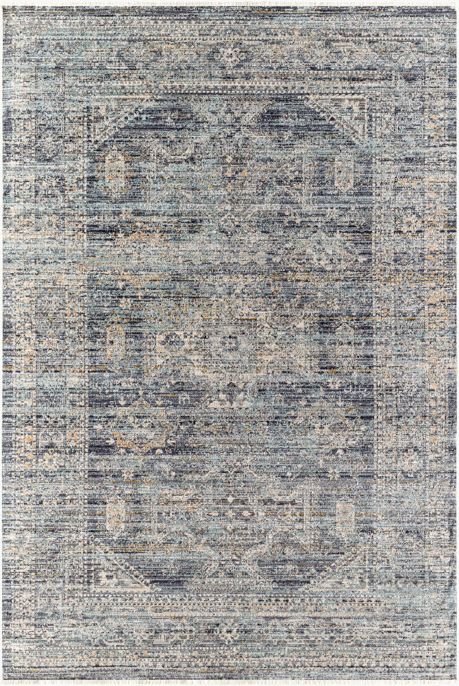 Margaret Machine Woven Rug Blue