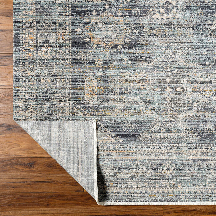 Margaret Machine Woven Rug Blue