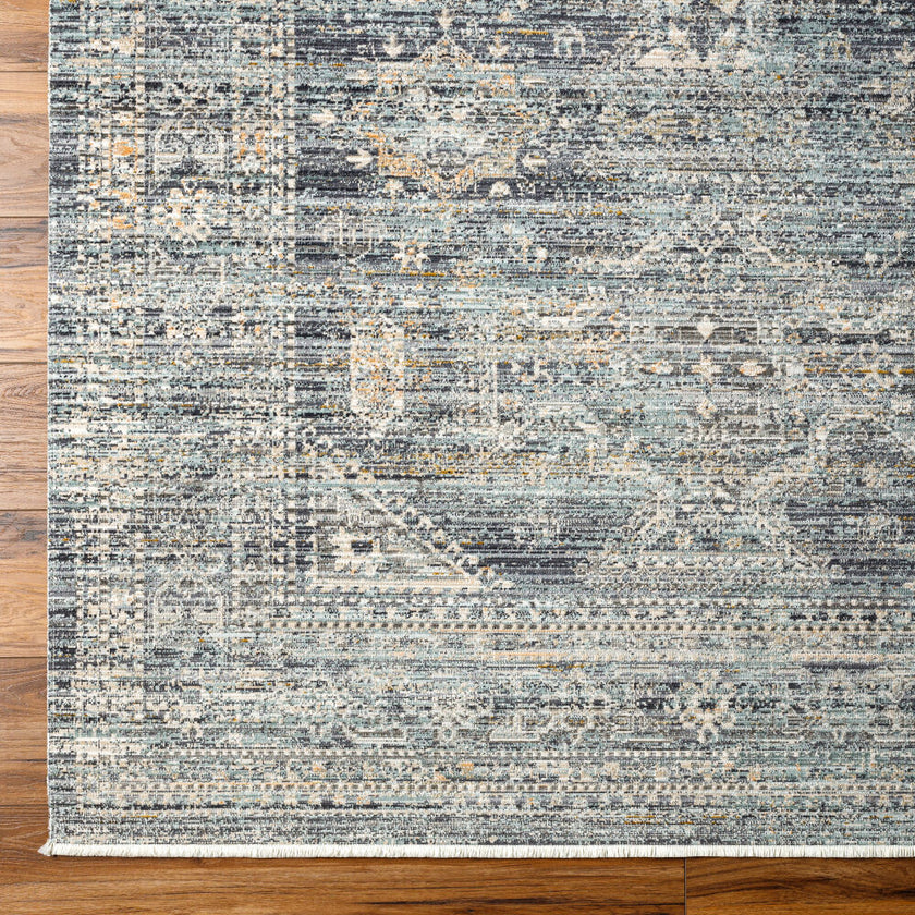 Margaret Machine Woven Rug Blue