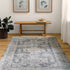 Margaret Machine Woven Rug Blue