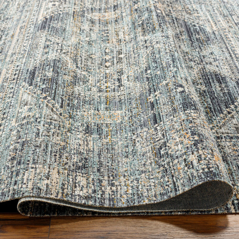 Margaret Machine Woven Rug Blue