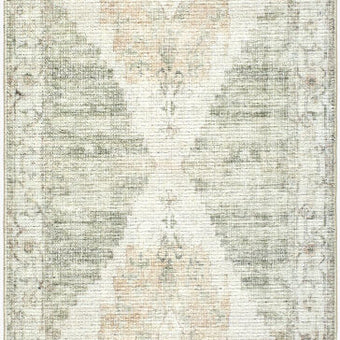Luca Machine Woven Rug Ivory Olive