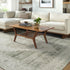 Luca Machine Woven Rug Olive Cream