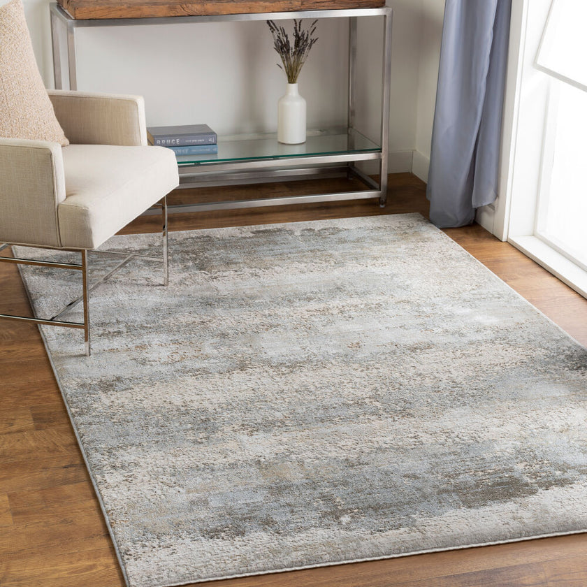 Brunswick Machine Woven Rug Sage Taupe Gray Blue