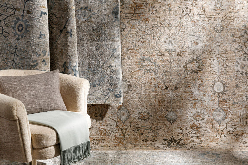 Brunswick Machine Woven Rug Natural