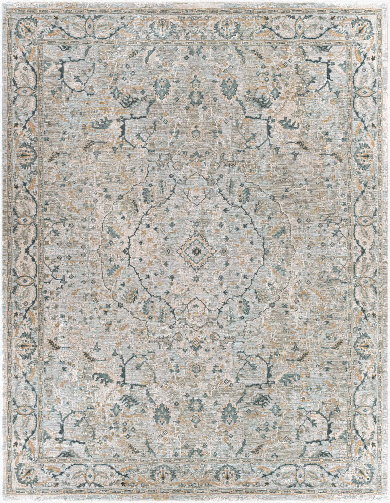 Brunswick Machine Woven Rug Azul