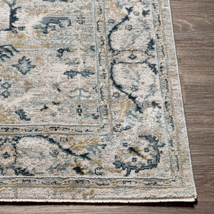 Brunswick Machine Woven Rug Azul