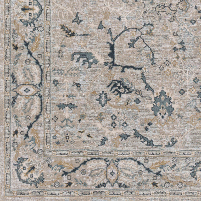 Brunswick Machine Woven Rug Azul