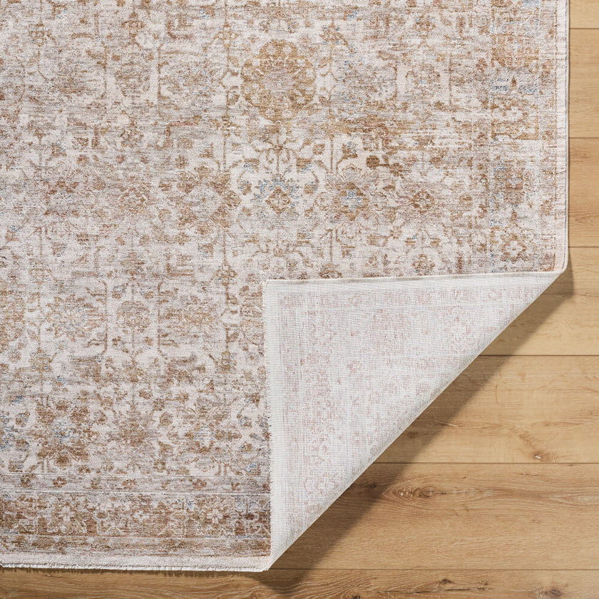 Da Vinci Machine Woven Rug in Beige