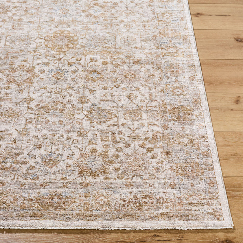 Da Vinci Machine Woven Rug in Beige