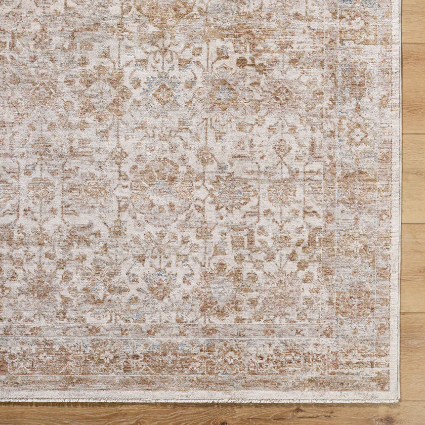 Da Vinci Machine Woven Rug in Beige