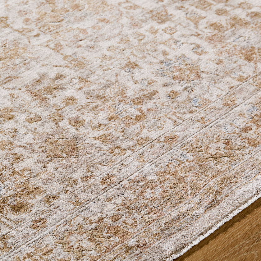 Da Vinci Machine Woven Rug in Beige