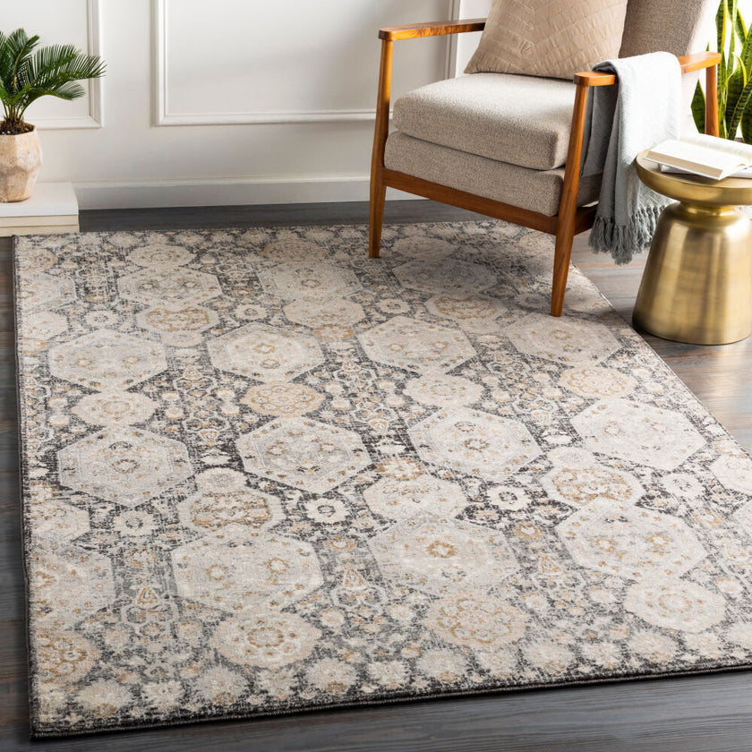 Indigo Machine Woven Rug