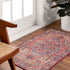 Iris Machine Woven Rug Red