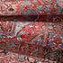 Iris Machine Woven Rug Red