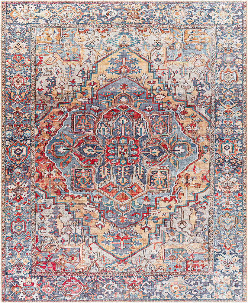 Iris Machine Woven Rug Spice