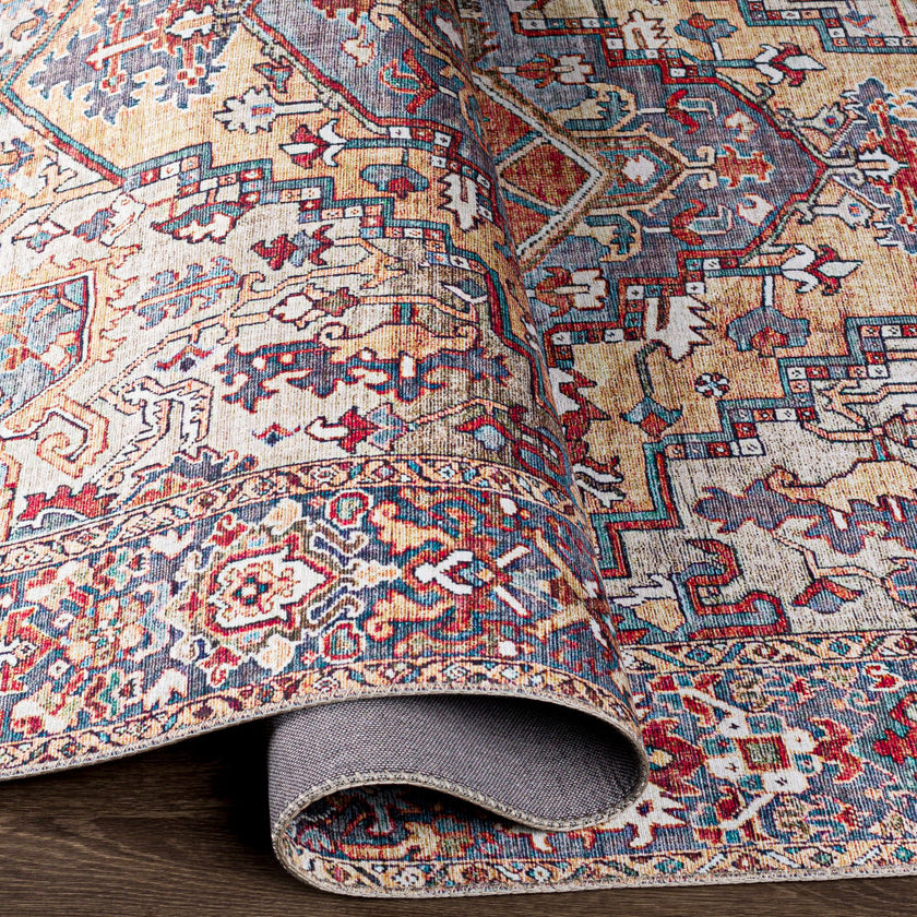 Iris Machine Woven Rug Spice