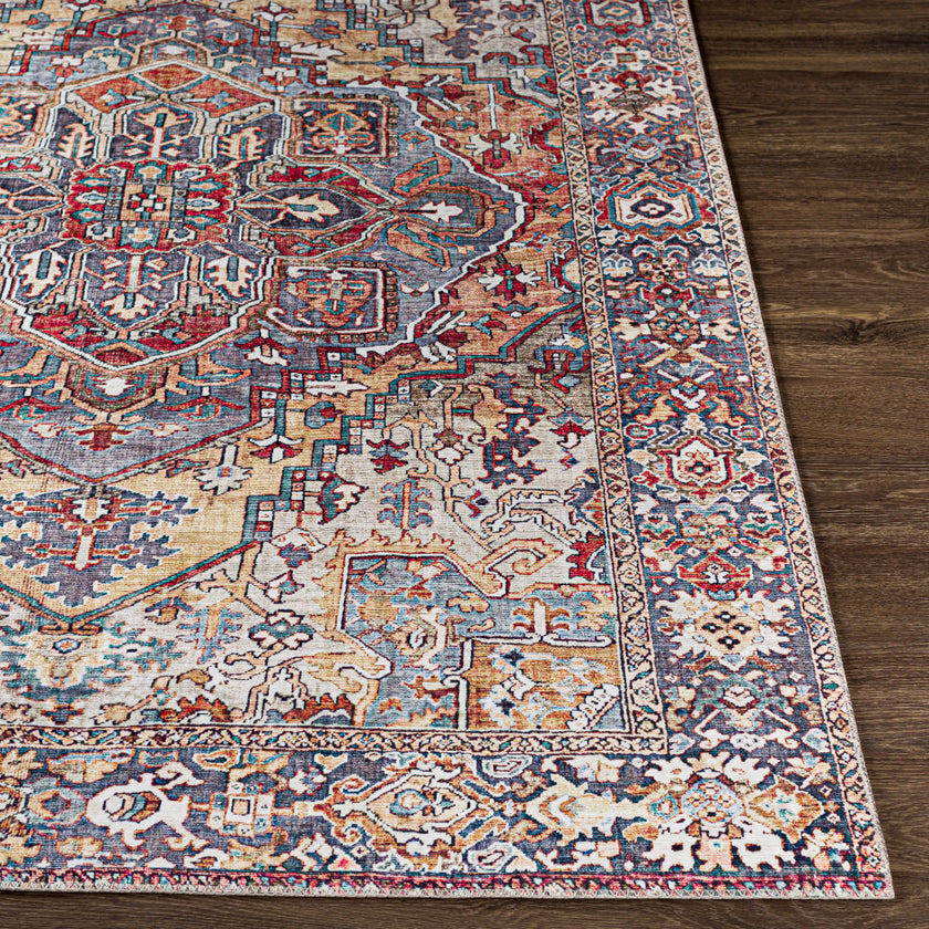 Iris Machine Woven Rug Spice