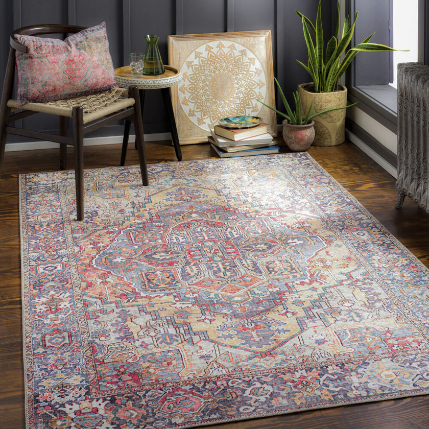 Iris Machine Woven Rug Spice