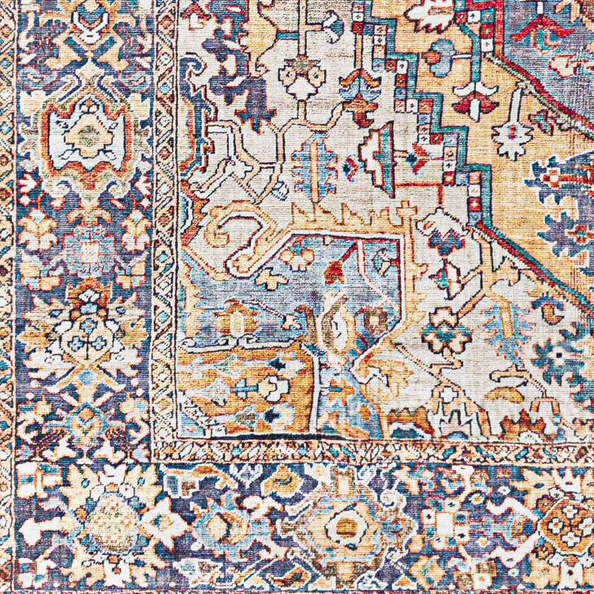Iris Machine Woven Rug Spice
