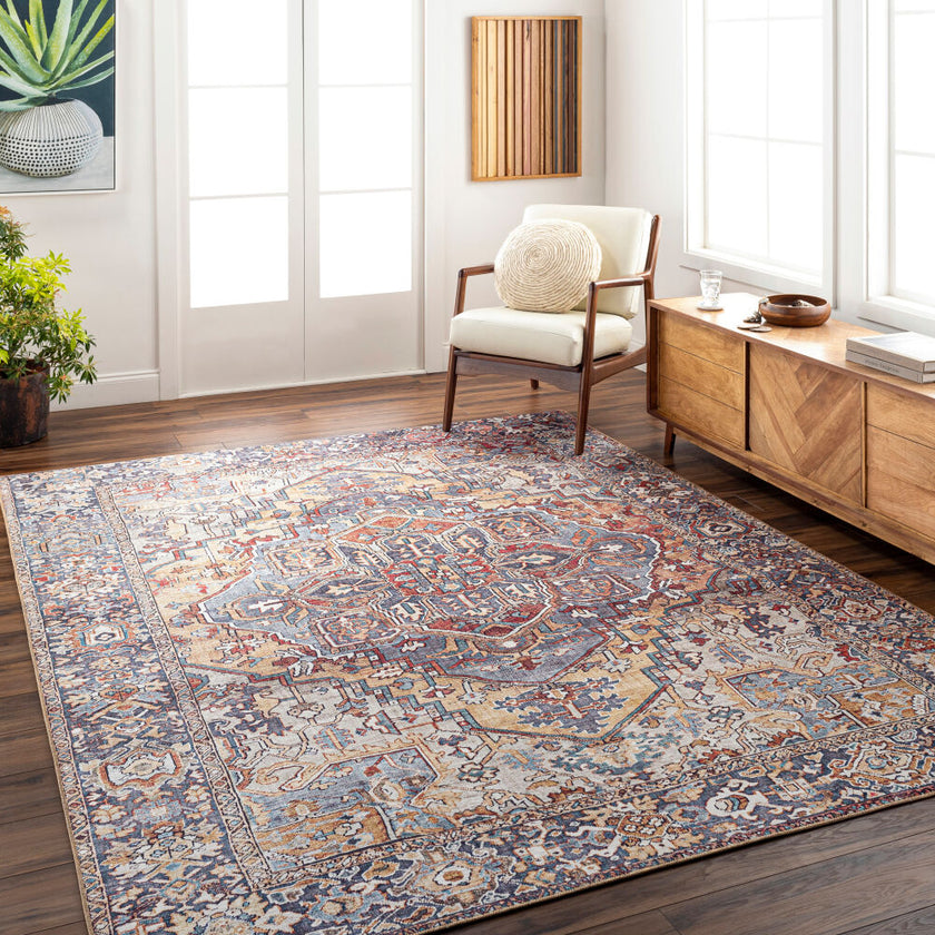 Iris Machine Woven Rug Spice