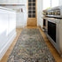 Iris Machine Woven Rug Green