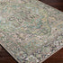Iris Machine Woven Rug Green