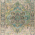 Iris Machine Woven Rug Green