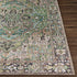Iris Machine Woven Rug Green