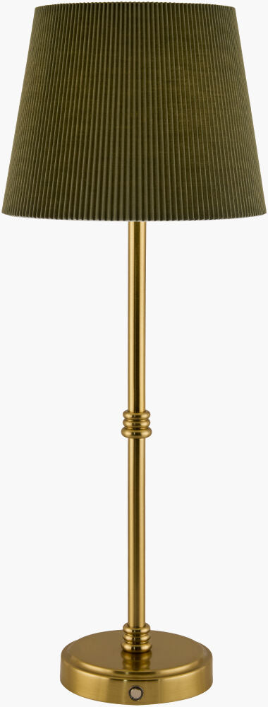 Parcey Dark Green and Gold Buffet Table Lamp