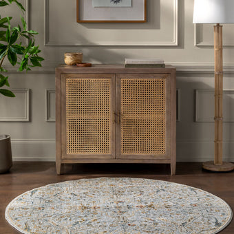 Reina Machine Woven Rug Light