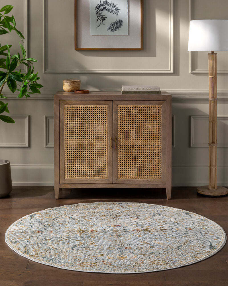 Reina Machine Woven Rug Light