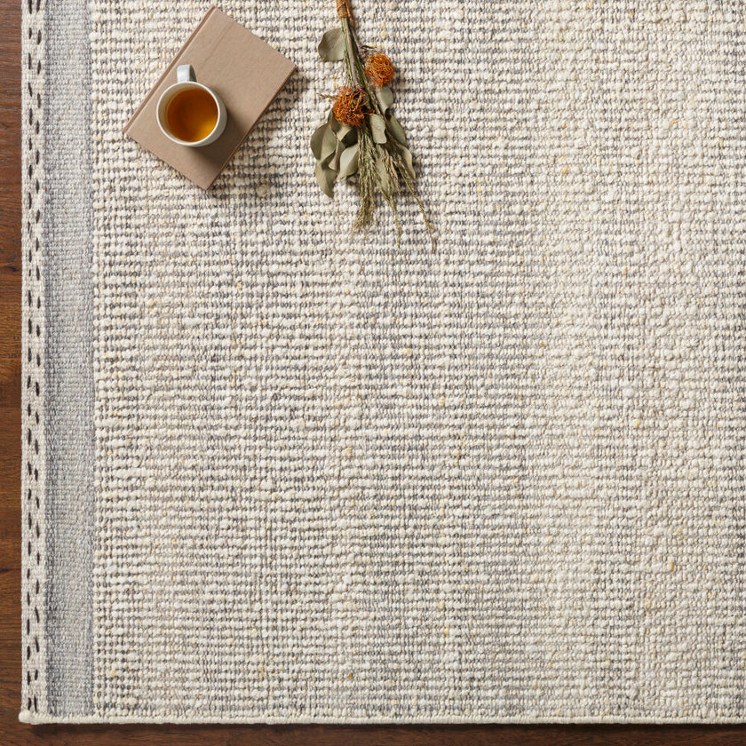 Sadie Handmade Rug Cream Gray