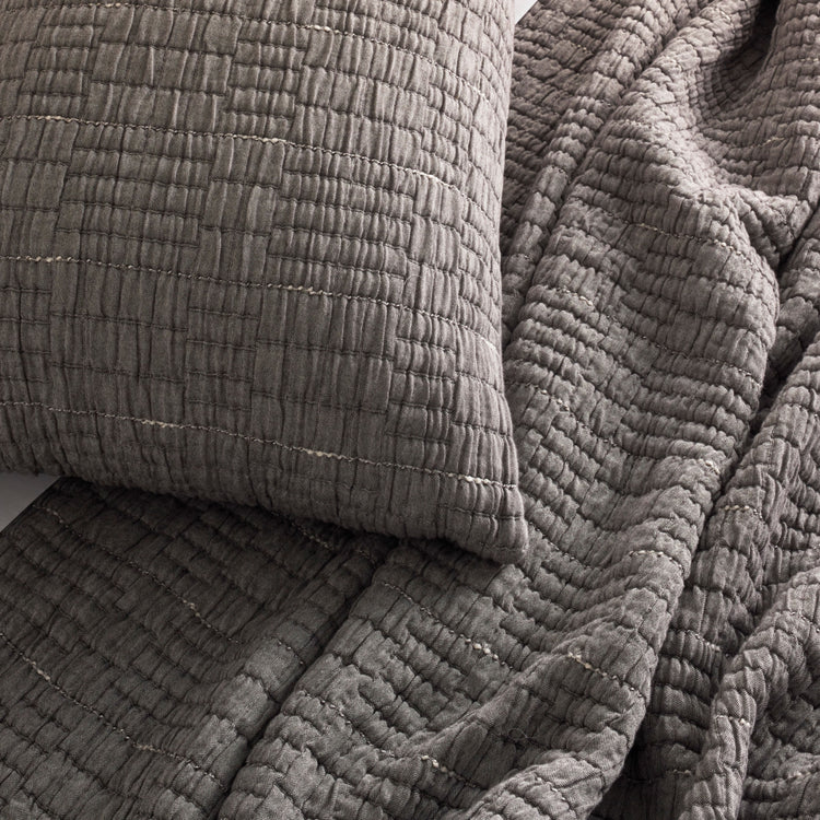 Pickstitch Coverlet Set