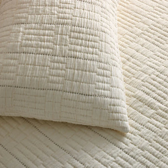 Pickstitch Coverlet Set