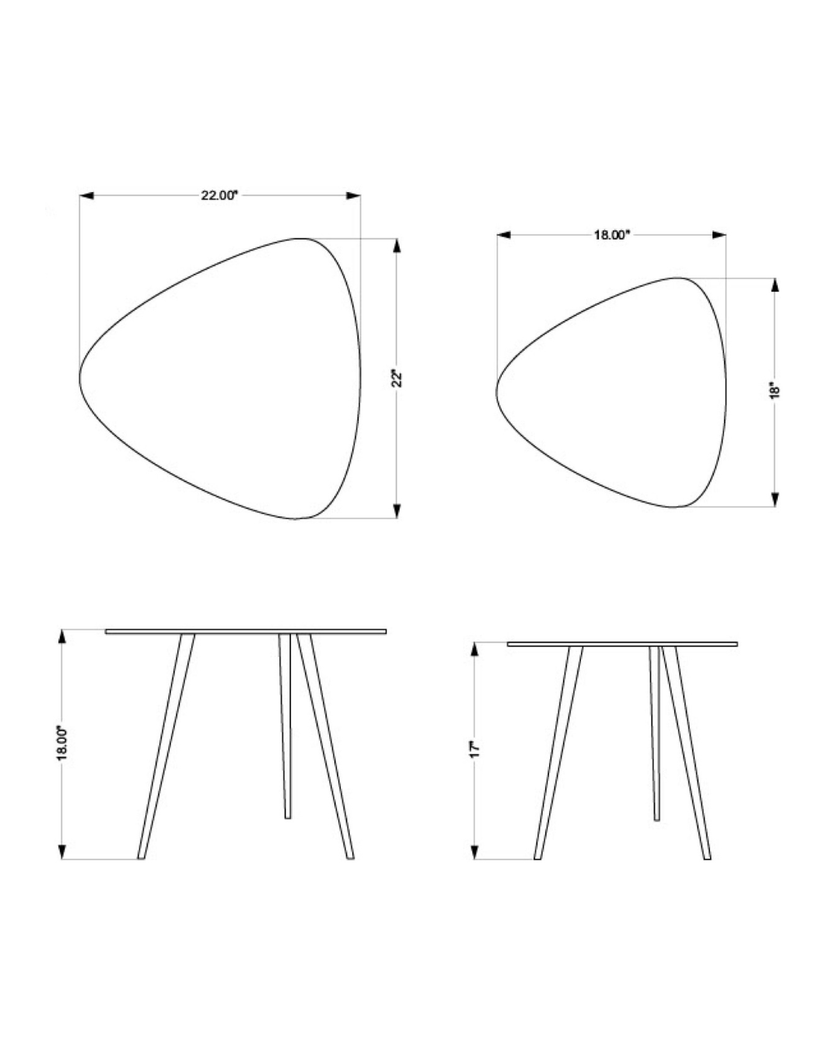 Sauska Nesting Tables